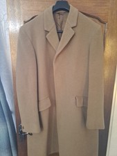 Crombie Burtons Camel Overcoat