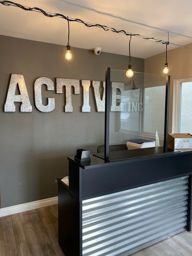 Protective office partition - protective,