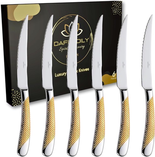 Gold piece cutlery set for - gold,
