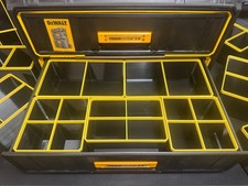 Dewalt Tough System Compatible 2 Drawer Organiser Bins PETG BLACK YELLOW Divider