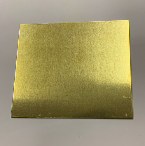 Brass sheet various - , sizes