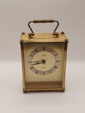  Acctim Quartz Vintage Battery Operated Carriage Clock Made In Germany