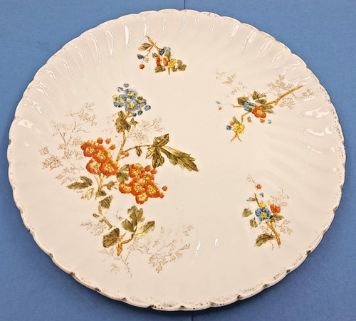 Fluted plate vintage - fluted,