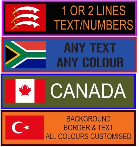Custom printed flag name - custom,