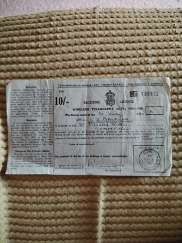 Wireless telegraphy acts - wireless,