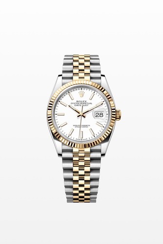 Gents rolex steel - gents, yellow
