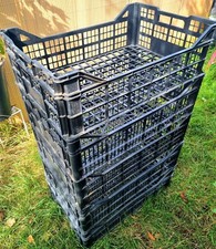 5 x Large Plastic Stackable