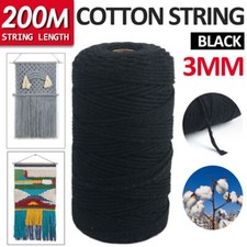 3mm 200M Natural Cotton