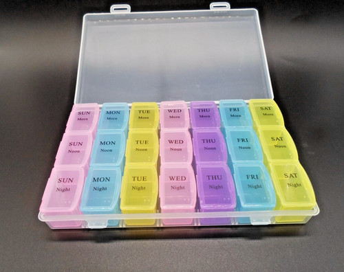 Weekly daily pill box - daily,