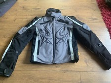 Frank Thomas AquaPore Black Textile Motorcycle Jacket with Armour Size S