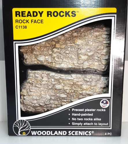 Woodland scenics rock face - woodland,