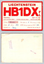 Ham Radio QSL QSO Postcard