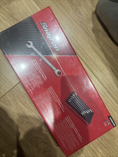 *New* Snap-On 6Pc 0° Ratcheting Spanner Wrench Set Pro Fi Foam 17-19 21 22 24mm