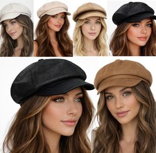 Baker Boy Cap Womens Faux