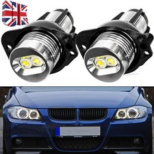 For BMW 3 Series E91 E90 2005-2008 LED Angel Eye Halo Rings Light Headlight Bulb