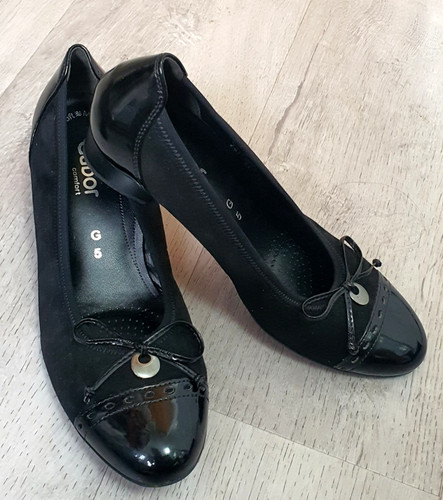 Gabor comfort leather black - leather,