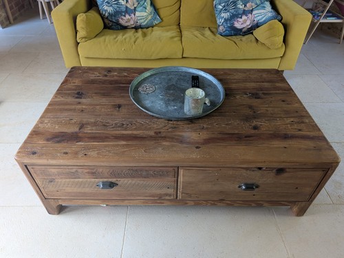 Apothecary style coffee table - coffee,