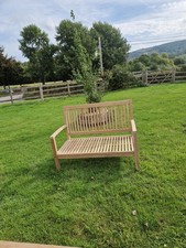 Deep Hardwood Teak Bench 3