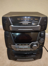 PANASONIC SA-AK25 CD Stereo System 5CD CHANGER 2 Tape Decks