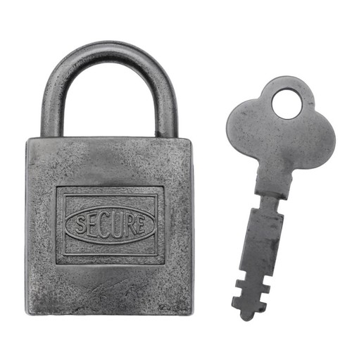 Vintage padlock secure patent - vintage,