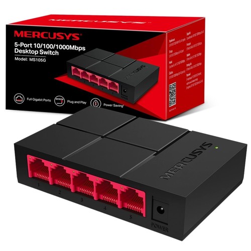 Mercusys ms105g port desktop - mercusys, 5-port