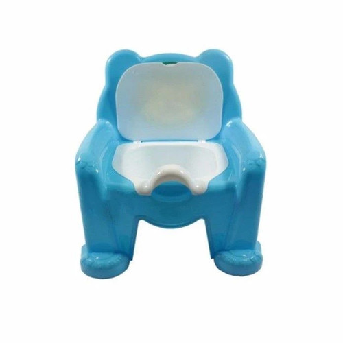 Blue plastic potty - blue, training