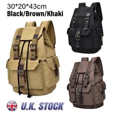 Men's Vintage Canvas Backpack