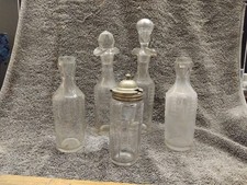 Vintage Cruet Condement Glass