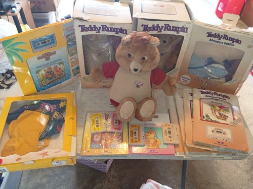 Vintage teddy ruxpin lot - vintage,