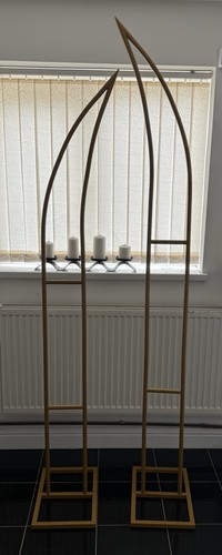 7ft gold broken - gold, arch