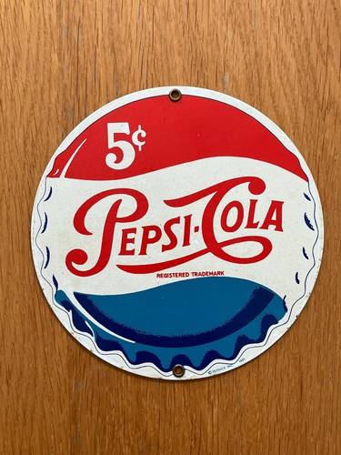 Pepsi metal wall sign vintage - wall,