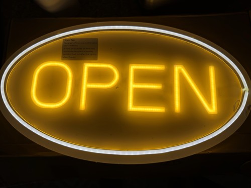 Led neon open - neon, sign