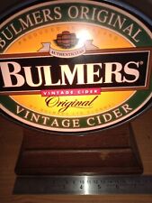 ??BULMERS CIDER Illuminated Bar Top Pub Pump  Sign Advertising Beer 1990??