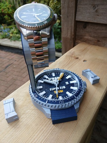 Traser p67 blue watch stand - traser,