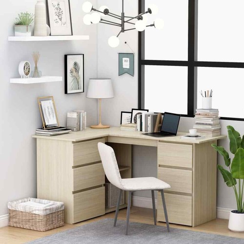 Shaped corner desk chipboard - corner,