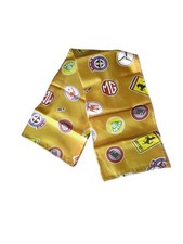 LES LESTON original 60/70's ladies scarf ferrari BRM Lotus 
