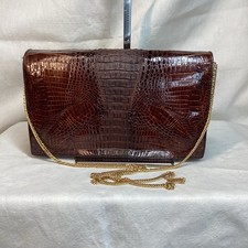 Vintage Genuine Crocodile Skin