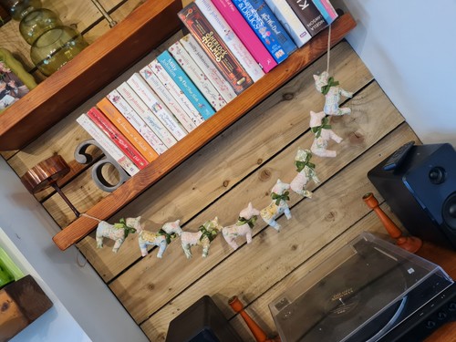 Handmade horse garland bunting - horse,