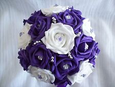 Wedding flowers Cadbury purple