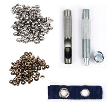 Metal Eyelet Set Leather Craft Repair Grommet Leather Hole Belt Hand Knock Tool