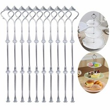 10 sets 3 Tier Silver Cake