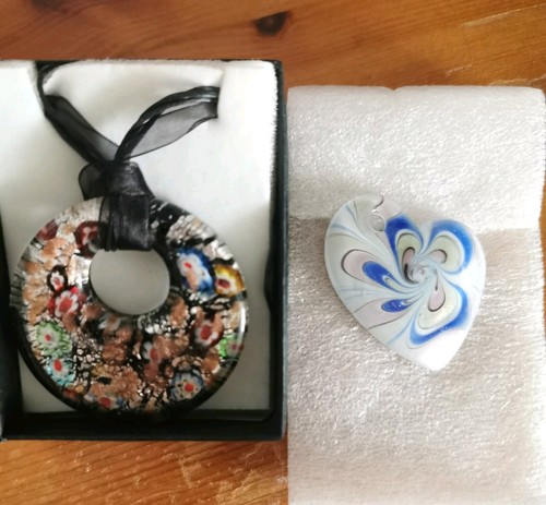 Murano glass pendant necklace - murano,