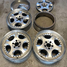 Mercedes-Benz W124 W126 W210 Wheel Set AMG BRABUS R18 8.5J & 9.5J Monoblock IV