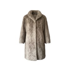 Vintage Luxury Silver Mink Fur