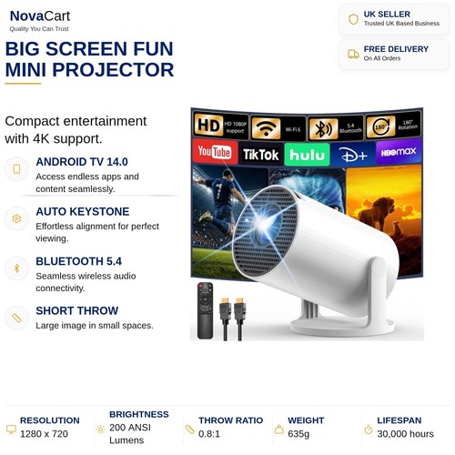 Home cinema projector - -, wifi