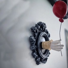 Dark Ghost Clown Wall