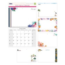 2026 Wall Hanging Calendar Monthly Planner Memo Board With Write on Wipe Off Pen