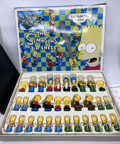 The simpsons chess set - the, 3-d