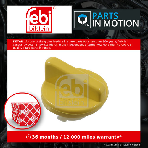 Oil filler cap - oil,