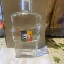 Vintage French Bistro Cafe Pastis 51 celebration Glass Water Jug Carafe Bottle